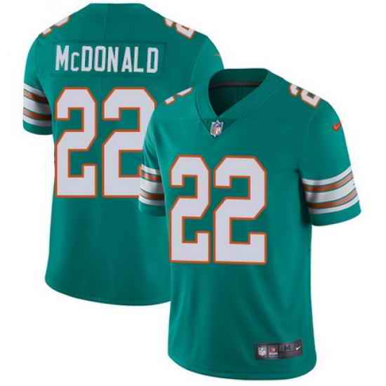 Nike Dolphins 22 T J McDonald Aqua Vapor Untouchable Limited Jersey